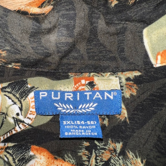 Puritan Men's Shirt Size 3XL 100% Beer Multiple Colors Button Up Springtime - Picture 2 of 4